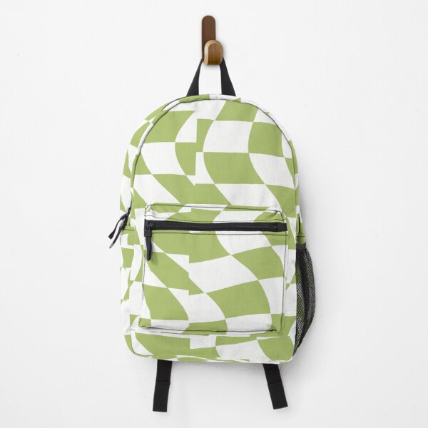 Artikelvorschau, Green wavy checkered retro pattern  entworfen und verkauft von cambrieadams.