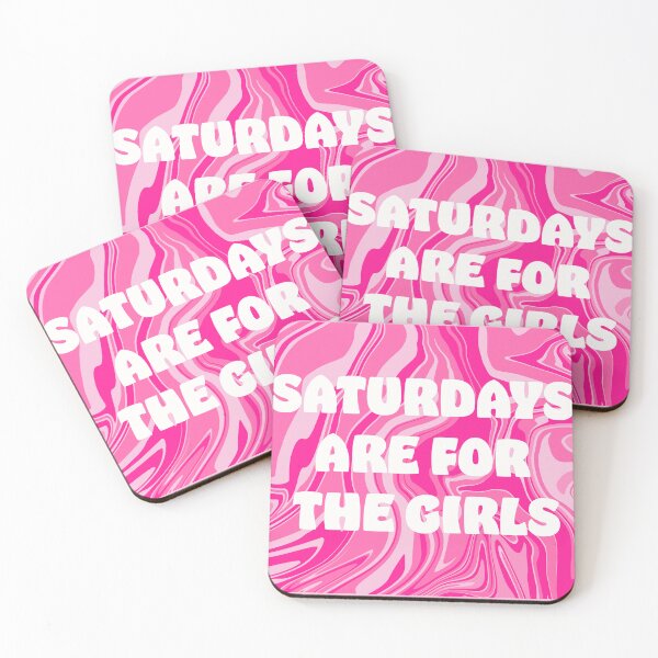 Item preview, saturdays are for the girls trippy Danish Pastel, Preppy Art, preppy Blue, Preppy Dorm, Preppy Dorm Room, designed and sold by mariahmoniquedesign.
