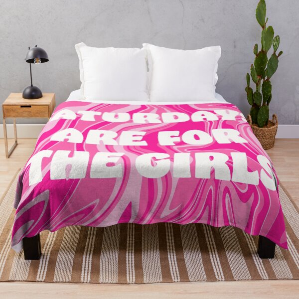 Item preview, saturdays are for the girls trippy Danish Pastel, Preppy Art, preppy Blue, Preppy Dorm, Preppy Dorm Room, designed and sold by mariahmoniquedesign.