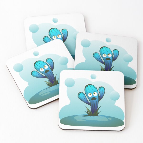 Item preview, afraid face Cactus man standing alone in desert with dark background designed and sold by Muditha88.