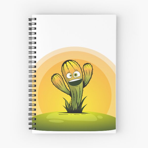 Item preview, crazy happy screaming Cactus man standing alone in desert  with sunrice golden hour designed and sold by Muditha88.
