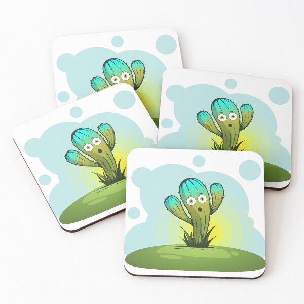 Item preview, amazed isolated dancing cactus on desert in the sunrise designed and sold by Muditha88.