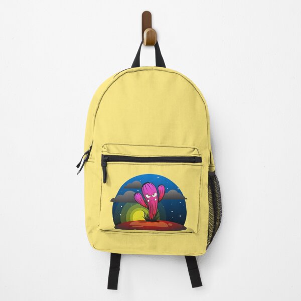 Item preview, cruel though angry isolated waving cactus on desert in the night with moon designed and sold by Muditha88.