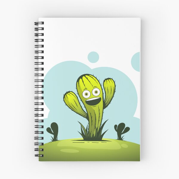 Item preview, happy smiling isolated dancing cactus on desert in the noon designed and sold by Muditha88.