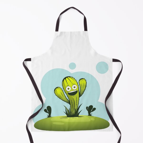 Item preview, happy smiling isolated dancing cactus on desert in the noon designed and sold by Muditha88.