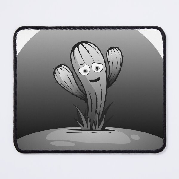 Item preview, upset isolated waving cactus on desert in the dark background designed and sold by Muditha88.