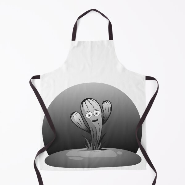 Item preview, upset isolated waving cactus on desert in the dark background designed and sold by Muditha88.