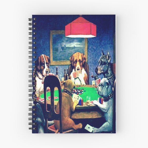 Item preview, Colorful Funny Dogs Playing Poker designed and sold by BlissHeaven.