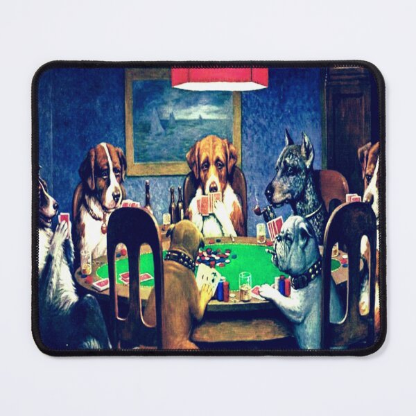 Item preview, Colorful Funny Dogs Playing Poker designed and sold by BlissHeaven.