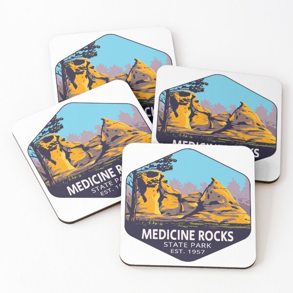 Item preview, Medicine Rocks State Park Montana designed and sold by Home-Spirit.