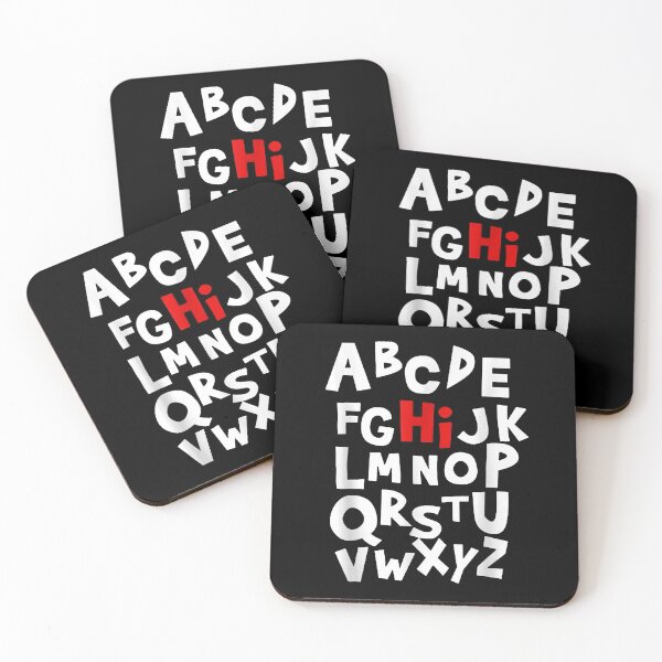 Item preview, Back To School Hi Alphabet Letters For Women Men designed and sold by LisaVerbeeck.