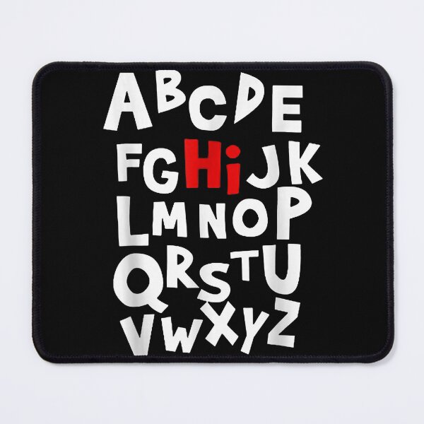 Item preview, Back To School Hi Alphabet Letters For Women Men designed and sold by LisaVerbeeck.