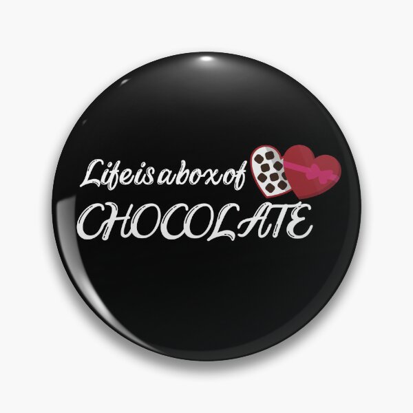 Item preview,  Life is a box of chocolate -funny and lovely colorful  designed and sold by Happiness-pills.