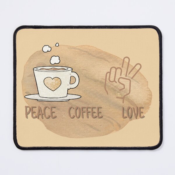 Item preview, Peace Coffee Love designed and sold by ByCreativtastic.