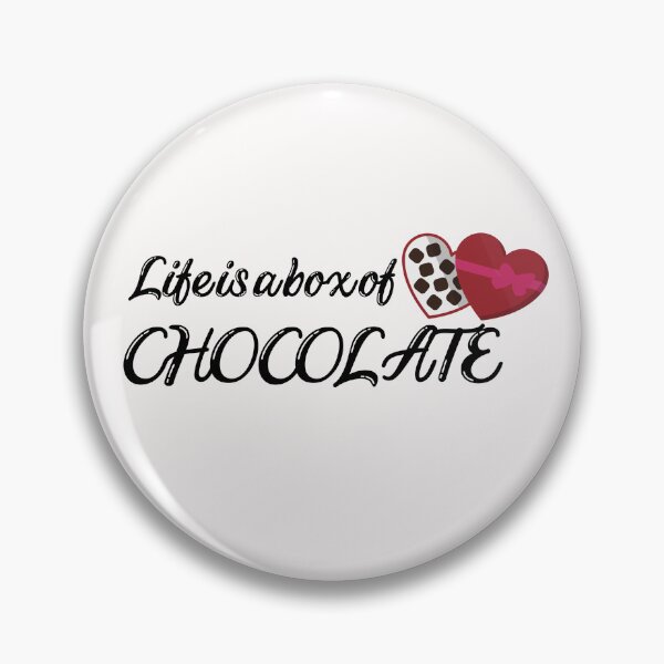Item preview,  Life is a box of chocolate -funny and lovely colorful  designed and sold by Happiness-pills.
