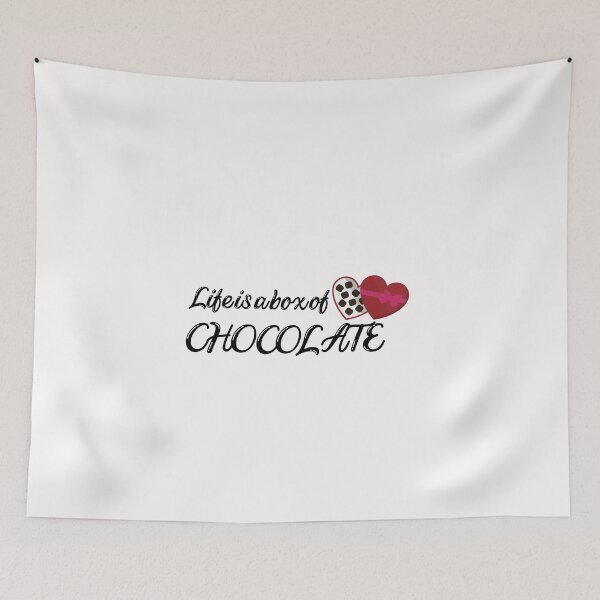Item preview,  Life is a box of chocolate -funny and lovely colorful  designed and sold by Happiness-pills.