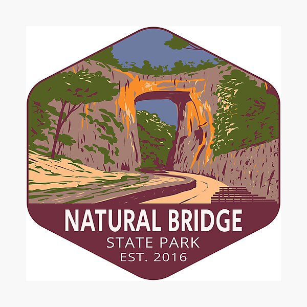 Item preview, Natural Bridge State Park Virginia designed and sold by Home-Spirit.