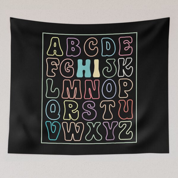 Item preview, Hi Alphabet Back to School Pre K Kindergarten & Preschool designed and sold by LisaVerbeeck.
