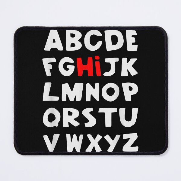 Item preview, HI Alphabet Back To School Pre K Kindergarten Teacher ABC (2) designed and sold by LisaVerbeeck.