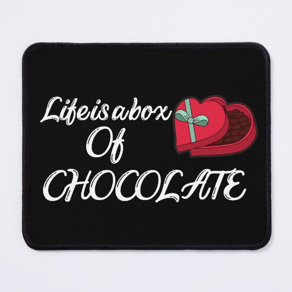 Item preview, Life is a box of chocolate -funny and lovely colorful designed and sold by Happiness-pills.