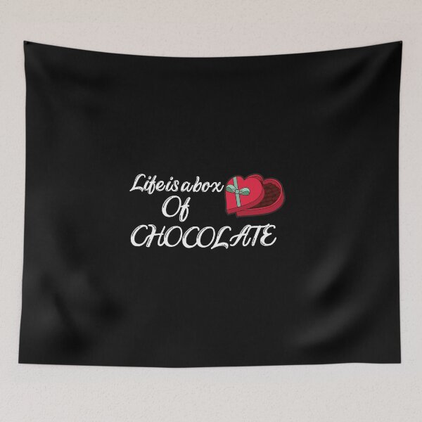 Item preview,  Life is a box of chocolate -funny and lovely colorful  designed and sold by Happiness-pills.