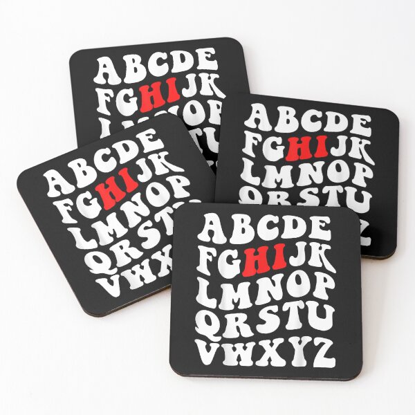 Item preview, HI Alphabet Back To School Pre K Kindergarten Teacher ABC designed and sold by LisaVerbeeck.