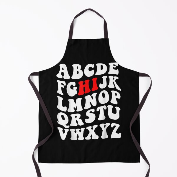 Aperçu de l'œuvre HI Alphabet Back To School Pre K Kindergarten Teacher ABC créée et vendue par LisaVerbeeck.
