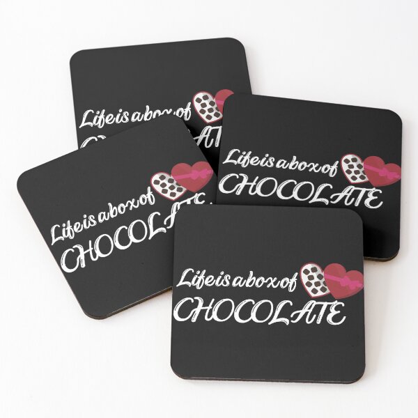 Item preview,  Life is a box of chocolate -funny and lovely colorful  designed and sold by Happiness-pills.