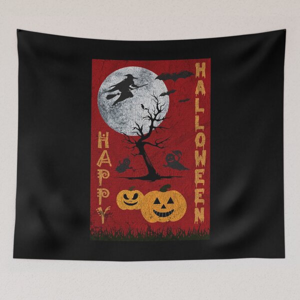 Item preview, Vintage Pumpkin Scene Halloween designed and sold by Lacy Timms.