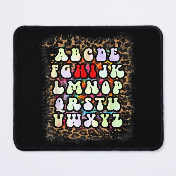 Item preview, HI Alphabet Back To School Pre K Kindergarten Tie Dye designed and sold by LisaVerbeeck.