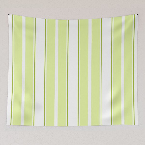 Item preview, Australian Mint Two Color Picnic Stripes | Interior Design designed and sold by infinitehue-5.