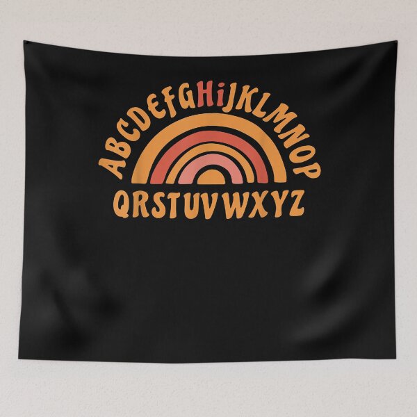 Item preview, HI Alphabet Groovy Back To School Pre K Kindergarten designed and sold by LisaVerbeeck.