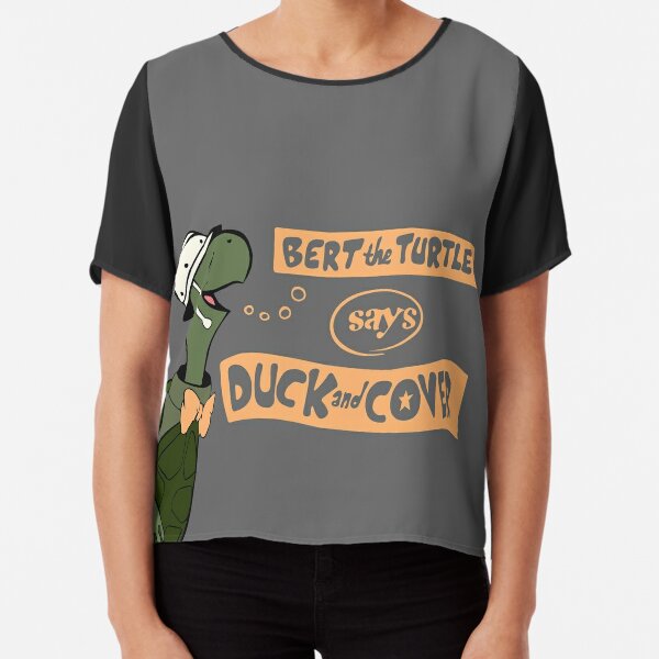 Bert The Turtle “Duck & Cover” Women's Tee – Hank Player