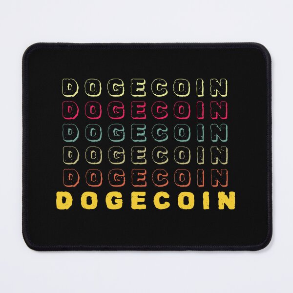 Item preview, Dogecoin Merch Typography Vintage Repeat designed and sold by NFTDesignsBLV.