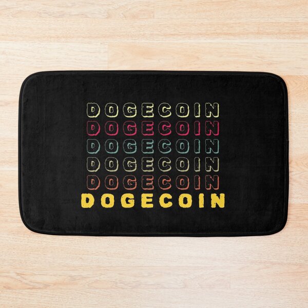 Item preview, Dogecoin Merch Typography Vintage Repeat designed and sold by NFTDesignsBLV.