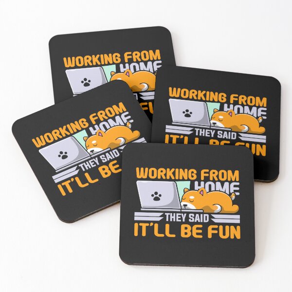 Item preview, Working From Home They Said It Will Be Fun designed and sold by jothi-designers.