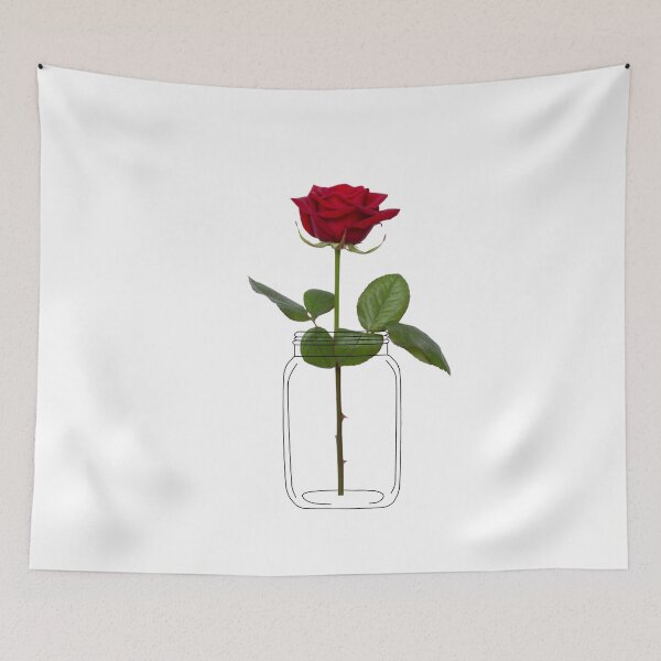 Item preview, Patrón de flores en tarro de masón designed and sold by brendanre.