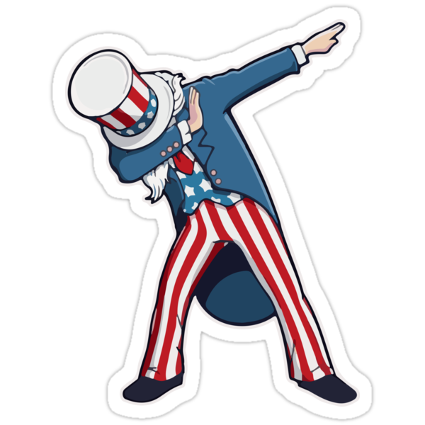 Download "Uncle Sam Dabbing - Funny 4th of July Merica USA Flag ...