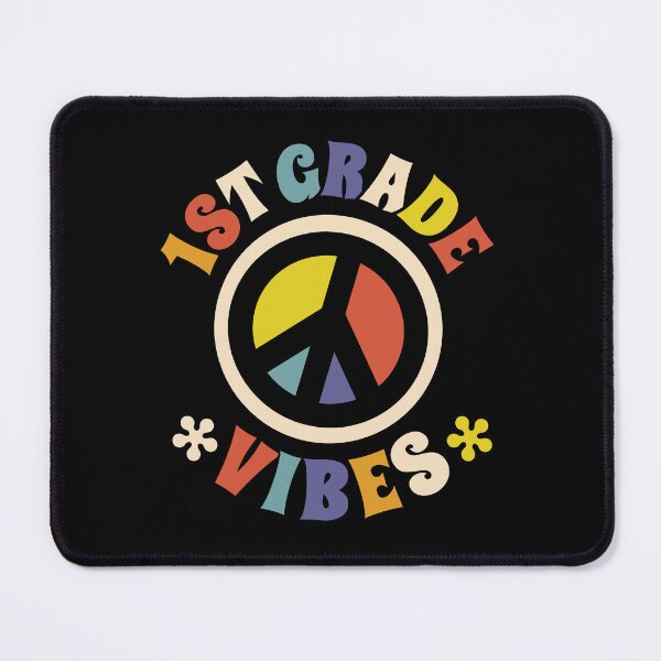 Item preview, First Grade Vibes 1st Grade Peace Sign Back To School designed and sold by pixeljamz.