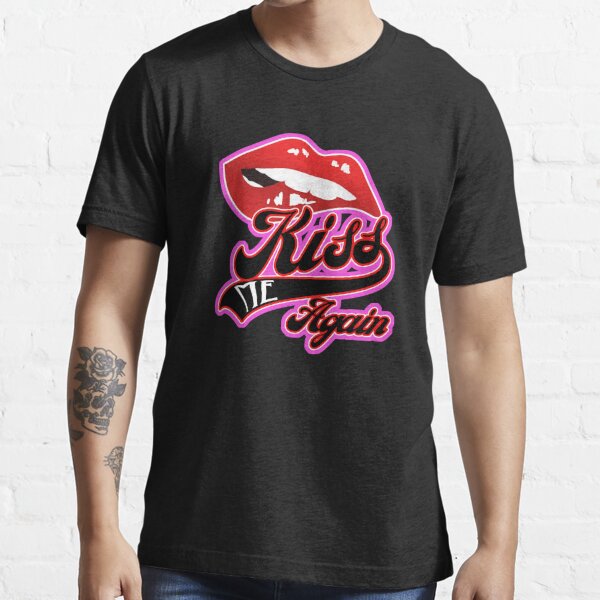 Kiss Me Again Sexy Lip Redline Swoosh Graphic. Sticker for Sale by  Subhakorn