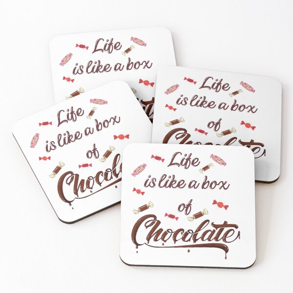 Item preview, Life is like a box of chocolate -funny and lovely  designed and sold by Happiness-pills.
