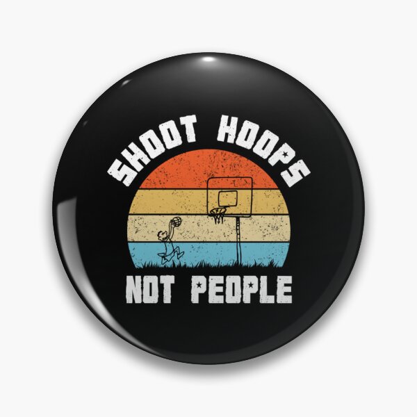 Item preview, Shoot Hoops Not People vintage retro sunset designed and sold by NaokiMitawa.