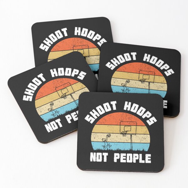 Item preview, Shoot Hoops Not People vintage retro sunset designed and sold by NaokiMitawa.
