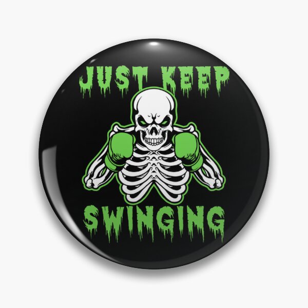 Item preview, Skeleton Boxer Just Keep Swinging designed and sold by NaokiMitawa.