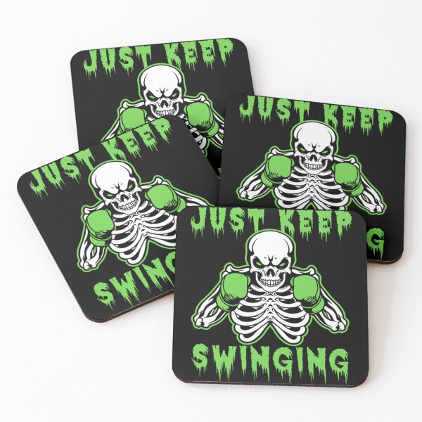 Item preview, Skeleton Boxer Just Keep Swinging designed and sold by NaokiMitawa.
