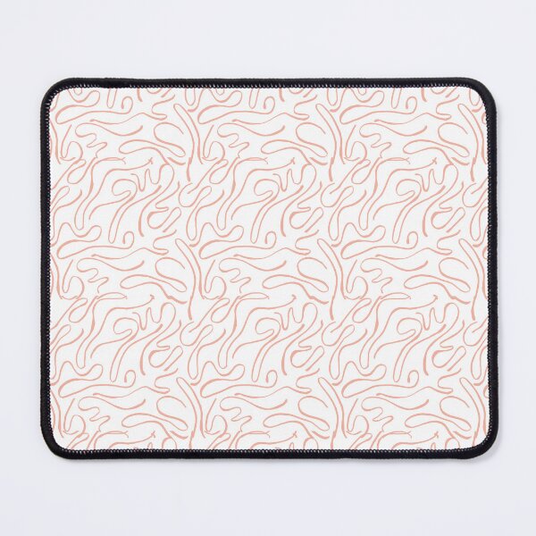 Item preview, Curving Lines Pattern Flamingo designed and sold by noiramcreates.