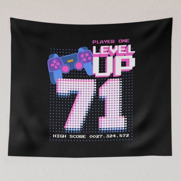 Item preview, Player One Level Up 71 designed and sold by patternprint1.