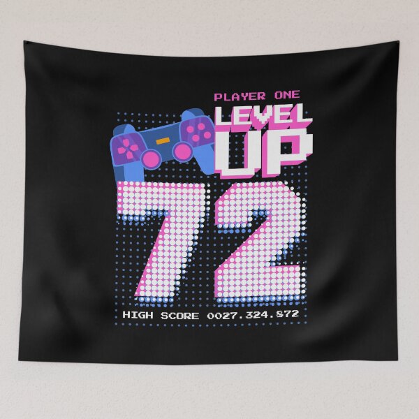 Item preview, Player One Level Up 72 designed and sold by patternprint1.