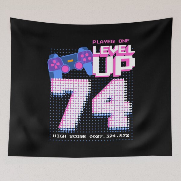 Item preview, Player One Level Up 74 designed and sold by patternprint1.