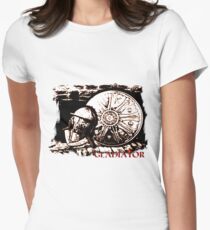 Roman Gladiator weaponry Women's Fitted T-Shirt